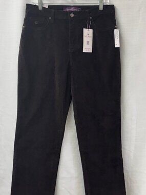 NWT Gloria Vanderbilt Coffee Roast Corduroy Pants - 10S